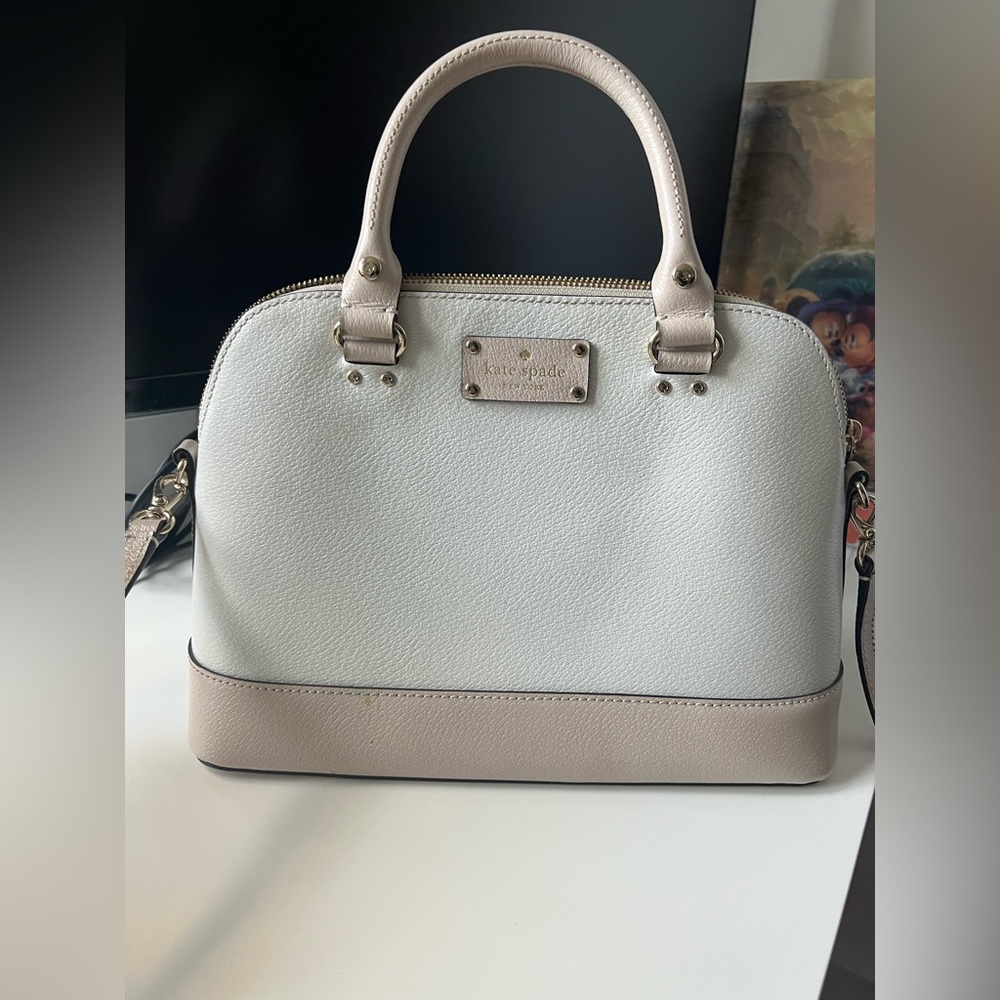 Kate Spade Cream/Pebble Wellesley Small Rachelle Satchel - Cross Body Bag